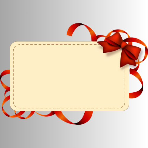 💌Tarjeta regalo imprimible con mensaje personal